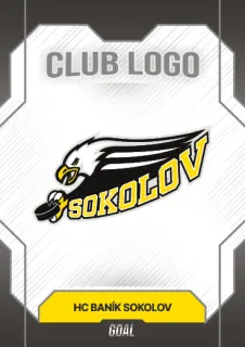 HC Baník Sokolov Goal Cards I.série 2023-24 I.série Club Logo č.CL-12