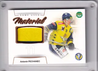 Pechanec Antonín Goal Cards I.série 2023-24 I.série Game Used Material /30 č.GUM-16