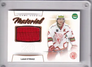 Strnad Lukáš Goal Cards I.série 2023-24 I.série Game Used Material /30 č.GUM-20