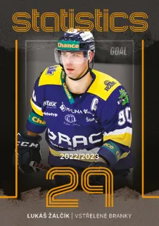 Žálčík Lukáš Goal Cards I.série 2023-24 I.série Statistics-Vstřelené branky č.STA-06