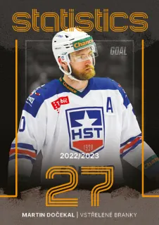 Dočekal Martin Goal Cards I.série 2023-24 I.série Statistics-Vstřelené branky č.STA-07