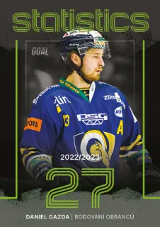 Gazda Daniel Goal Cards I.série 2023-24 I.série Statistics-Kanadské bodování obránců č.STA-13