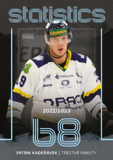 Kadeřávek Patrik Goal Cards I.série 2023-24 I.série Statistics-Trestné minuty č.STA-18