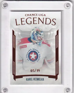 Vejmelka Karel Goal Cards I.série 2023-24 I.série Legends Parallel /19 č.VEK