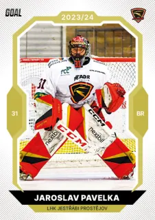 Pavelka Jaroslav Goal Cards II.série 2023-24 Gold 1of20 č.246