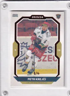 Krejčí Petr Goal Cards II.série 2023-24 Red /6 č.247
