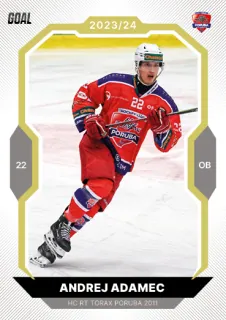 Adamec Andrej Goal Cards II.série 2023-24 Gold 1of20 č.259