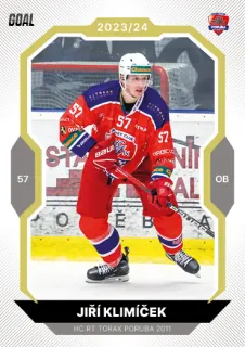Klimíček Jiří Goal Cards II.série 2023-24 Gold 1of20 č.261