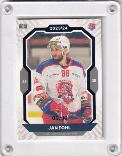 Pohl Jan Goal Cards II.série 2023-24 Blue /10 č.263