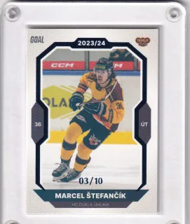 Štefančík Marcel Goal Cards II.série 2023-24 Blue /10 č.290