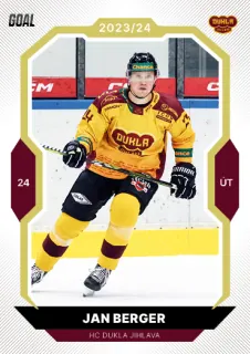 Berger Jan Goal Cards II.série 2023-24 Gold 1of20 č.293
