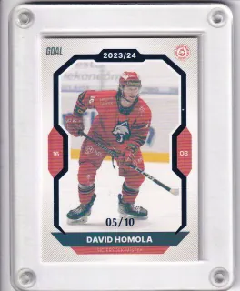 Homola David Goal Cards II.série 2023-24 Blue /10 č.316