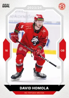 Homola David Goal Cards II.série 2023-24 Řadovky č.316