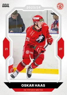 Haas Oskar Goal Cards II.série 2023-24 Řadovky č.318
