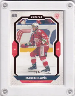Slavík Marek Goal Cards II.série 2023-24 Red /6 č.337