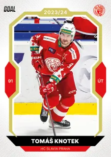 Knotek Tomáš Goal Cards II.série 2023-24 Gold 1of20 č.339