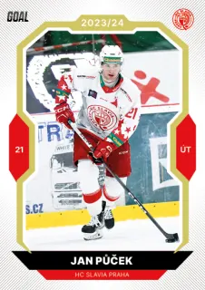 Půček Jan Goal Cards II.série 2023-24 Gold 1of20 č.340
