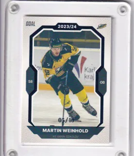 Weinhold Martin Goal Cards II.série 2023-24 Blue /10 č.360