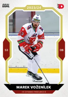 Voženílek Marek Goal Cards II.série 2023-24 Gold 1of20 č.373