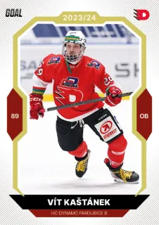 Kaštánek Vít Goal Cards II.série 2023-24 Gold 1of20 č.375