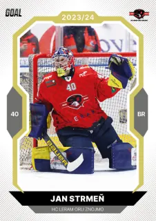 Strmeň Jan Goal Cards II.série 2023-24 Gold 1of20 č.387