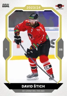 Štich David Goal Cards II.série 2023-24 Gold 1of20 č.392