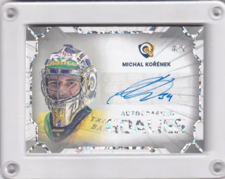 Kořének Michal Goal Cards II.série 2023-24 Goalies AUTO /25 (zlatá ražba,limit) č.G-02