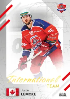 Lemcke Justin Goal Cards II.série 2023-24 International č.IN-15