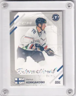 Korkiakoski Markus Goal Cards II.série 2023-24 International /19 (bronzová ražba) č.IN-18