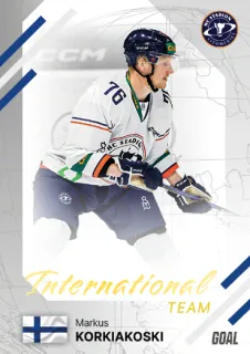 Korkiakoski Markus Goal Cards II.série 2023-24 International č.IN-18