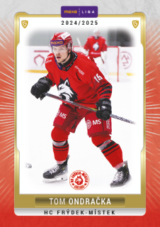 Tom Ondračka  Goal Card 2024-25 UpDate  č.FMI-27