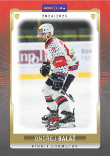 Ondřej Baláž  Goal Cards Maxa Liga 2024-25 Paralerni 1of15 (retail) č.CHOM-05