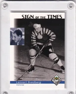 Lundström Tord UD Choice Sweden 1998-99 Sign of the Times (legend) č.211