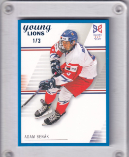 Benák Adam LC Hlinka a Gretzky Cup 2023 Frame karty Blue /3 č.15