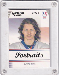 Mařík Matyáš LC Hlinka a Gretzky Cup 2023 Portréty Rainbow /39 č.P-01