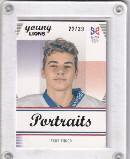 Fibigr Jakub LC Hlinka a Gretzky Cup 2023 Portréty Rainbow /39 č.P-04
