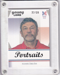Žemlička Richard LC Hlinka a Gretzky Cup 2023 Portréty Rainbow /39 č.P-25