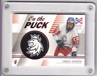 Drančák Samuel LC Hlinka a Gretzky Cup 2023 On The Puck Red /29 č.Puck-11