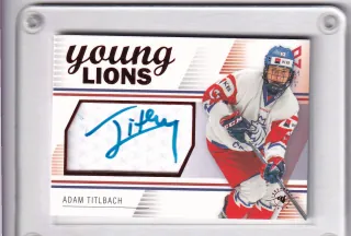 Titlbach Adam LC Hlinka a Gretzky Cup 2023 Autograph Red /29 č.S-16