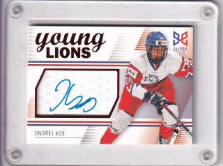 Kos Ondřej LC Hlinka a Gretzky Cup 2023 Autograph Red /29 č.S-22