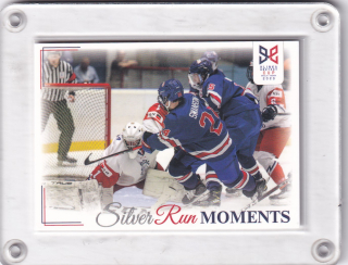Jakub Milota zneškodnil 19 střel USA LC Hlinka a Gretzky Cup 2023 Silver Run Moments č.SRM-02