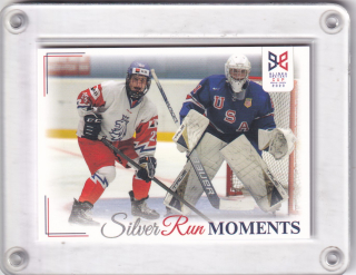 Sikora proti USA skóroval a asistoval LC Hlinka a Gretzky Cup 2023 Silver Run Moments č.SRM-06