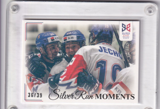 Adam Jecho korunoval výhru 7:2 LC Hlinka a Gretzky Cup 2023 Silver Run Moments Rainbow /39 č.SRM-13