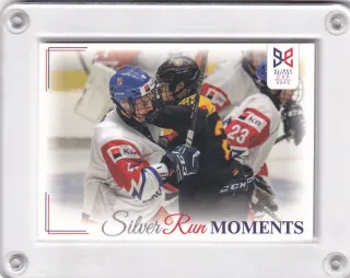 Ve druhém utkání se Češi střetli s Němci LC Hlinka a Gretzky Cup 2023 Silver Run Moments č.SRM-18