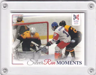  Titlbach se tlačí před německou bránu  LC Hlinka a Gretzky Cup 2023 Silver Run Moments č.SRM-26
