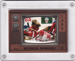 Jiří Králík, Vjyčeslav Bykov LC MS 1985 Historial Broadcast Matt Gold /7 č.HB-06