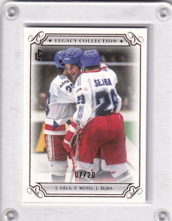 Jiří Lála, František Musil, Jiří Šejba LC MS 1985 White /20 č.LC-37