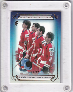 Jaroslav Benák, Jiří Hrdina, Igor Liba, Pavel Richter LC MS 1985 Blue /12 č.LC-66