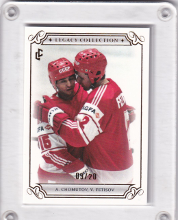 Andrej Chomutov, Vjačeslav Fetisov LC MS 1985 White /20 č.LC-75