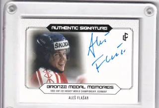 Flašar Aleš LC Bronze Medal 1993 2023 Authentic Signature Platinum /20 č.AS-10